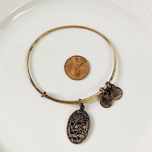 Alex and Ani Gold Chunky Sister Charm Bracelet